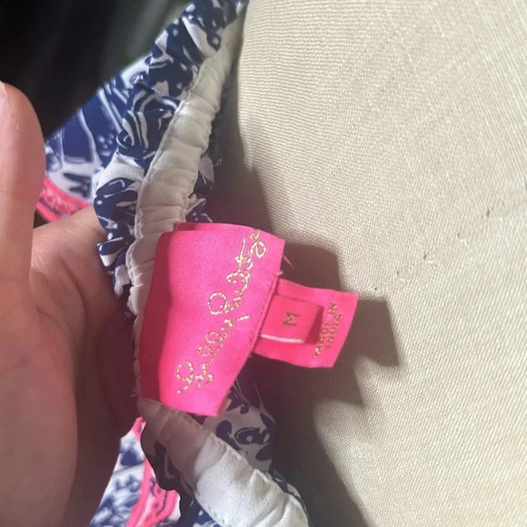 Lilly Pulitzer Adia Ruffle Maxi Sundress Oyster Bay Blue Krillin It - Picture 8 of 8